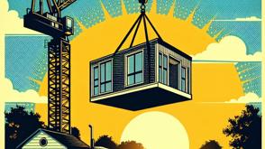 Modular Housing Crane Shutterstock AI