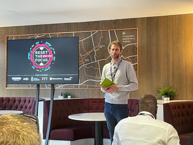 James Prestwich speaking at SEC 2023
