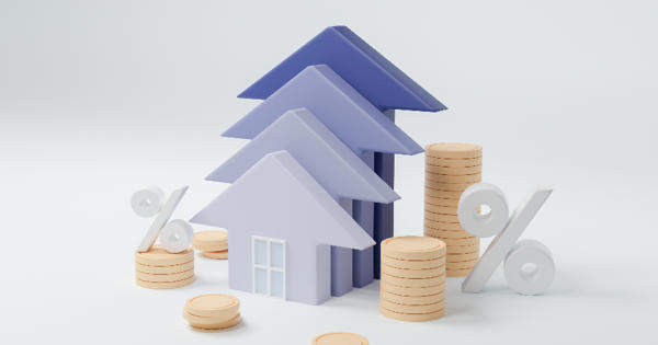 Houses Percentages Coins Golden