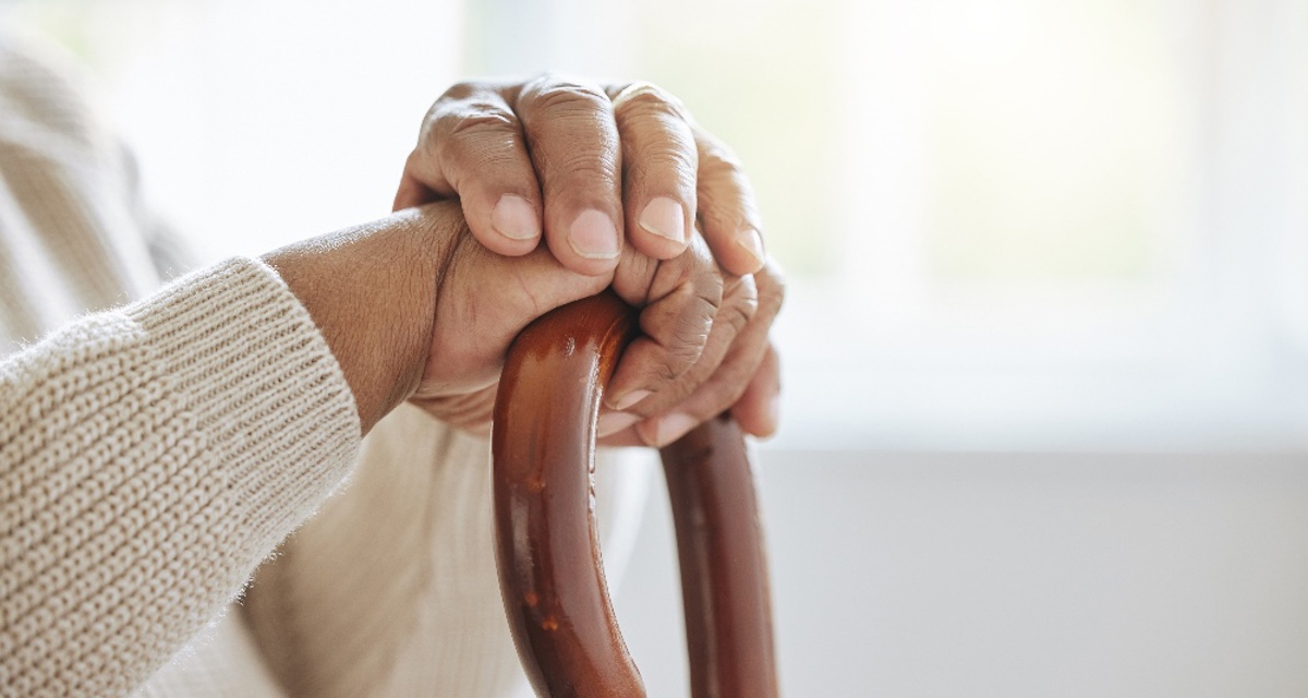 Elderly Person Walking Stick