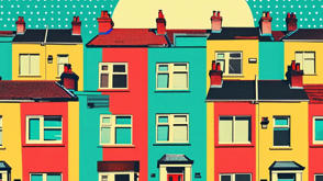 Colourful Houses Golden