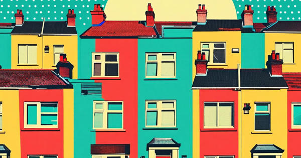 Colourful Houses Golden
