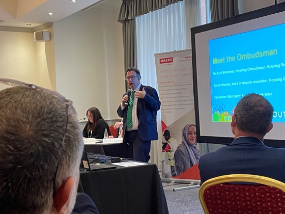 The Housing Ombudsman, Richard Blakeway, at CIH South West 2023