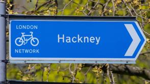 Hackney Sign Golden